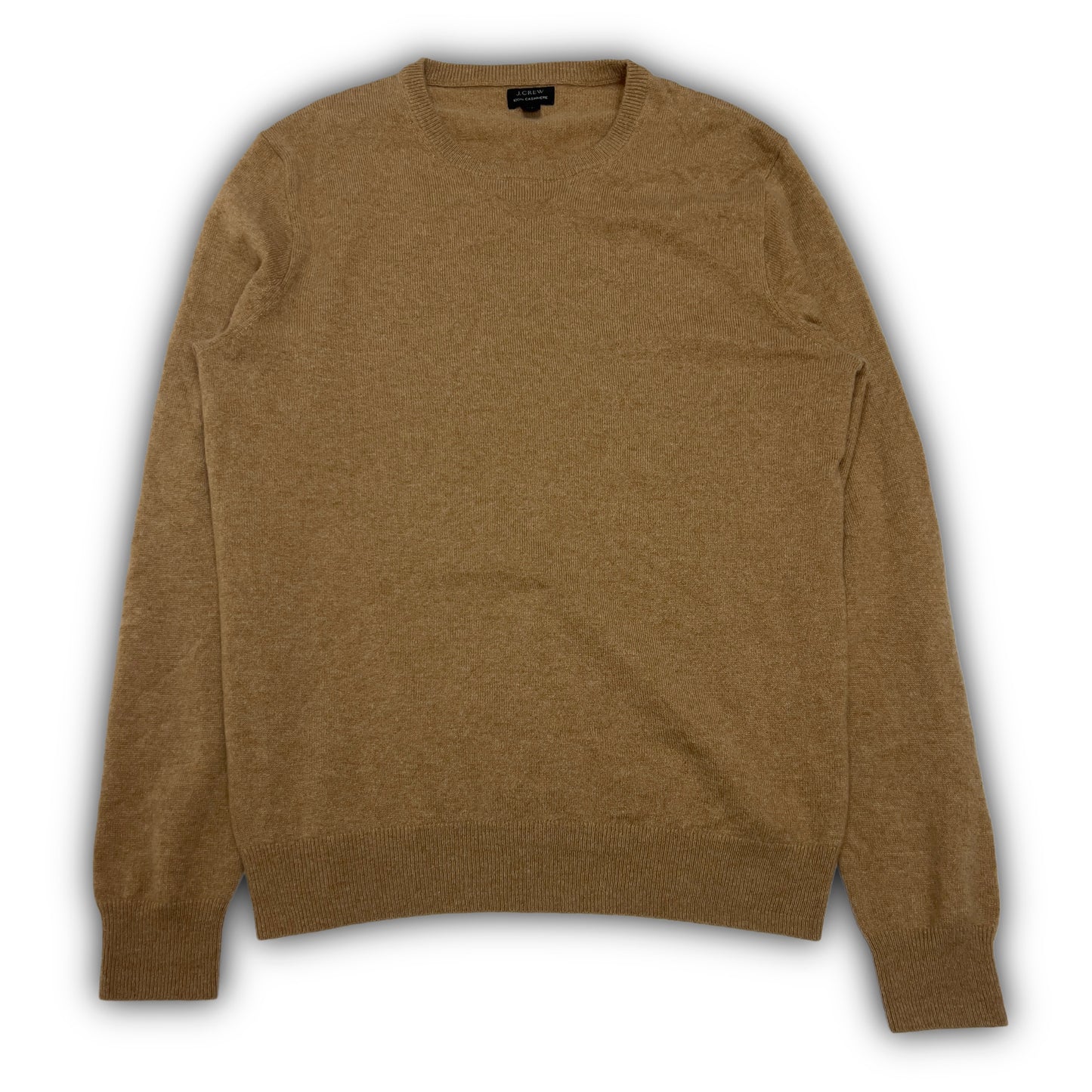 Cashmere crewneck-tröja, strl L, J.Crew, beige